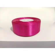 Стрічка атласна малинова, 25 мм