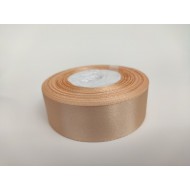 Стрічка атласна "Біжова", 25 мм