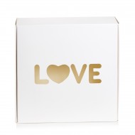 Коробка "LOVE" для пряників, макаронс, біжутерії, 150*150*50
