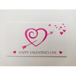 Бірка "Happy Valentine's Day" №4, 50*90, 20 шт.