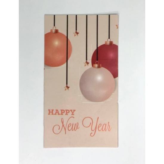 Бірка Happy New Year новорічні іграшки #20. 50 * 90, 20 шт. Бірка Happy New Year новорічні іграшки #20. 50 * 90, 20 шт.