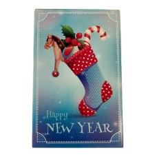 Бирка “Happy New Year” №1, 50*75, 20 шт.