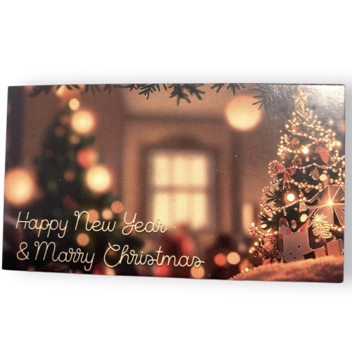 Открытка «Merry Christmas and Happy New Year» №3, 50*90, 20 шт.