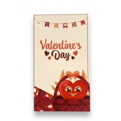 Бірка "Happy Valentine's Day" №12, 50*90, 20 шт.