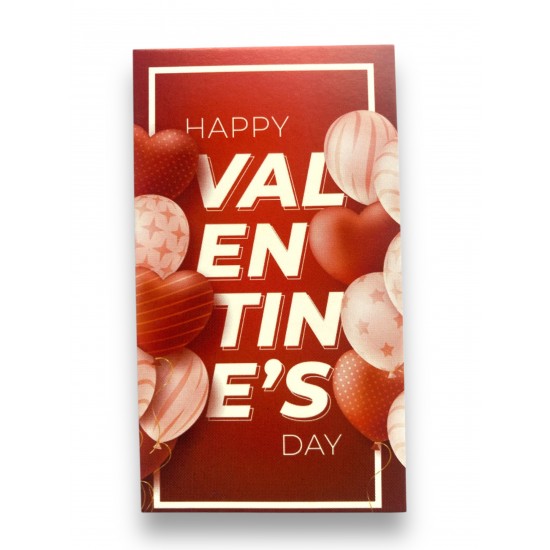 Бирка "Happy Valentine's Day", №13, 50*90, 20 шт.