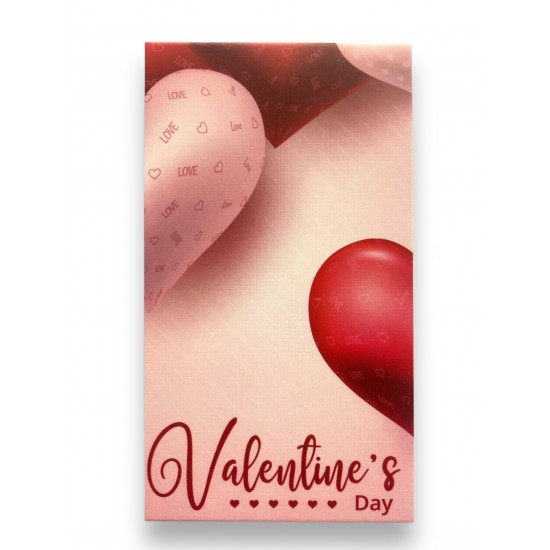Бирка "Happy Valentine's Day", №14, 50*90, 20 шт.