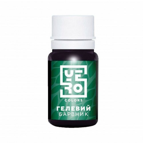 Гелевий барвник YERO малахіт, 20 мл