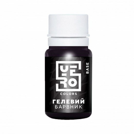 Гелевий барвник YERO чорний, 20 мл Гелевий барвник YERO чорний, 20 мл