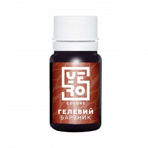 Гелевий барвник YERO теракота, 20 мл