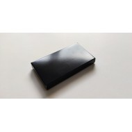 Коробка для плитки шоколаду "Чорна" із захисним лаком, 116*65*15