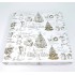 Коробка для пряників "Merry Christmas", без вікна, 200*200*30
