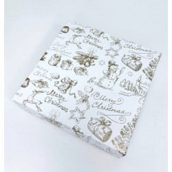 Коробка для пряників "Merry Christmas", без вікна, 150*150*30