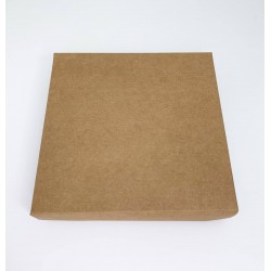 Коробка для пряників із крафта без вікна, 200*200*35