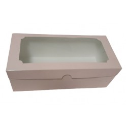 Коробка для меренгового рулету "Пудра", 330*150*120 Коробка для меренгового рулету "Пудра", 330*150*120