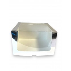 Коробка для торта "Серебро", 250*250*150