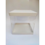Коробка для торта з прозорими стінками, 246*246*250
