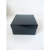 Коробка «Чорна» для бенто-тортів, кексів, сувенірів, 160*160*90