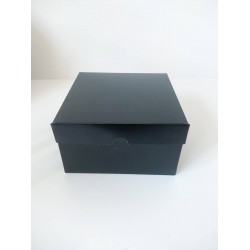 Коробка «Чорна» для бенто-тортів, кексів, сувенірів, 160*160*90