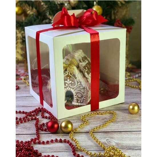 Коробка для пряничного будиночка, паски, торта і т.п., 210*210*210 Коробка для пряничного будиночка, паски, торта і т.п., 210*210*210