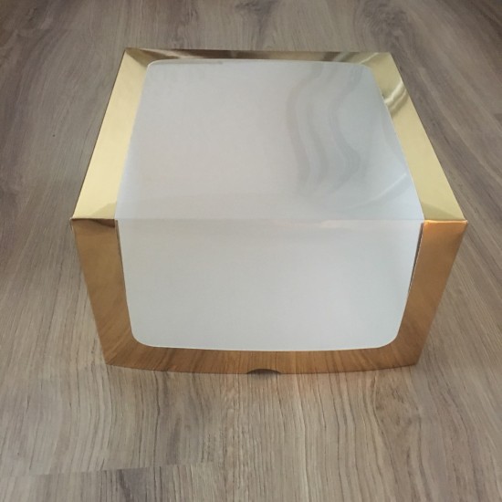 Коробка для торта "Золото", 250*250*150 Коробка для торта "Золото", 250*250*150