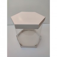 Коробка "Шестигранная" для торта, цветов; 300*250 мм
