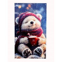 Бірка «Ведмедик з чашечкою». 50*90, 20 шт. Бірка «Ведмедик з чашечкою». 50*90, 20 шт.