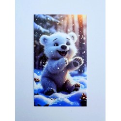 Бірка «Ведмедик білий». 50*90, 20 шт. Бірка «Ведмедик білий». 50*90, 20 шт.