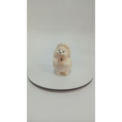 Фигурка из шоколадной глазури "Ёжик с яблочком"