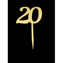 Сплошное число "20", 90*80