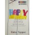 Топпер "Happy birthday” цветной, акриловый пластик, 110*160