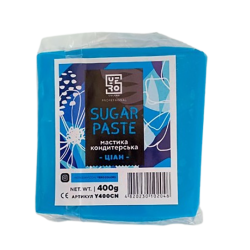 Мастика для тортів Yero Colors ціан, 400 г