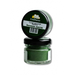 Барвник Confiseur сухий жиророзчинний "Зелене листя", 30 мл