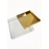 Коробка "Акваріум" золото, 170*170*50мм