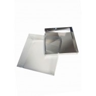 Коробка "Аквариум" серебро, 170*170*50мм