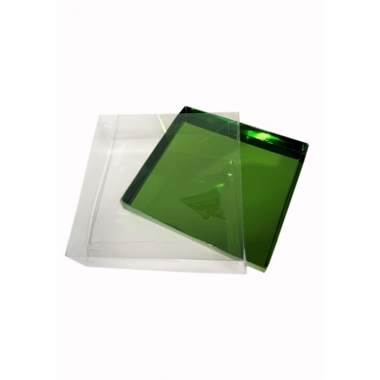 Коробка "Акваріум" смарагд, 170*170*50мм