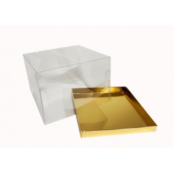 Коробка "Акваріум" золото, 170*170*120мм Коробка "Акваріум" золото, 170*170*120мм