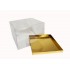 Коробка "Акваріум" золото, 170*170*120мм