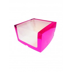 Коробка для торта "Фуксія", 250*250*150мм Коробка для торта "Фуксія", 250*250*150мм