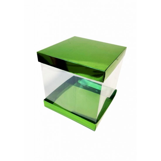 Коробка "Панорама" смарагд, 200*200*200