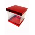 Коробка "Панорама" червона, 200*200*200
