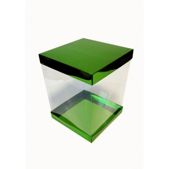 Коробка "Панорама" смарагд, 200*200*250