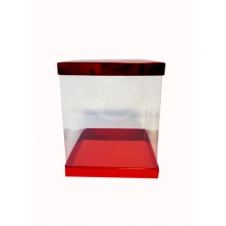 Коробка "Панорама" червона, 170*170*200