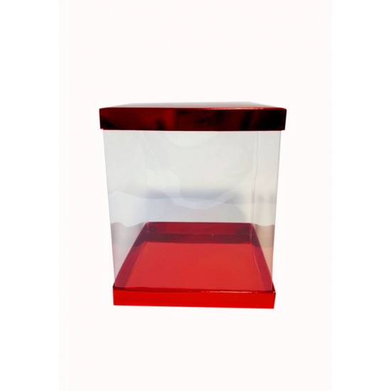 Коробка "Панорама" червона, 170*170*200